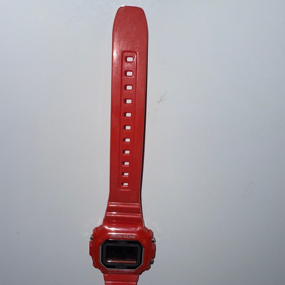 Casio Bold Red Digital Timepiece - Picture 3 of 6
